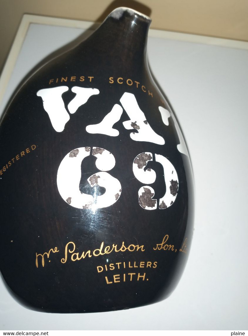 CARAFE VAT 69-SCOTCH WHISKY-PANDERSON -DISTILLERIE LEITH - Carafes