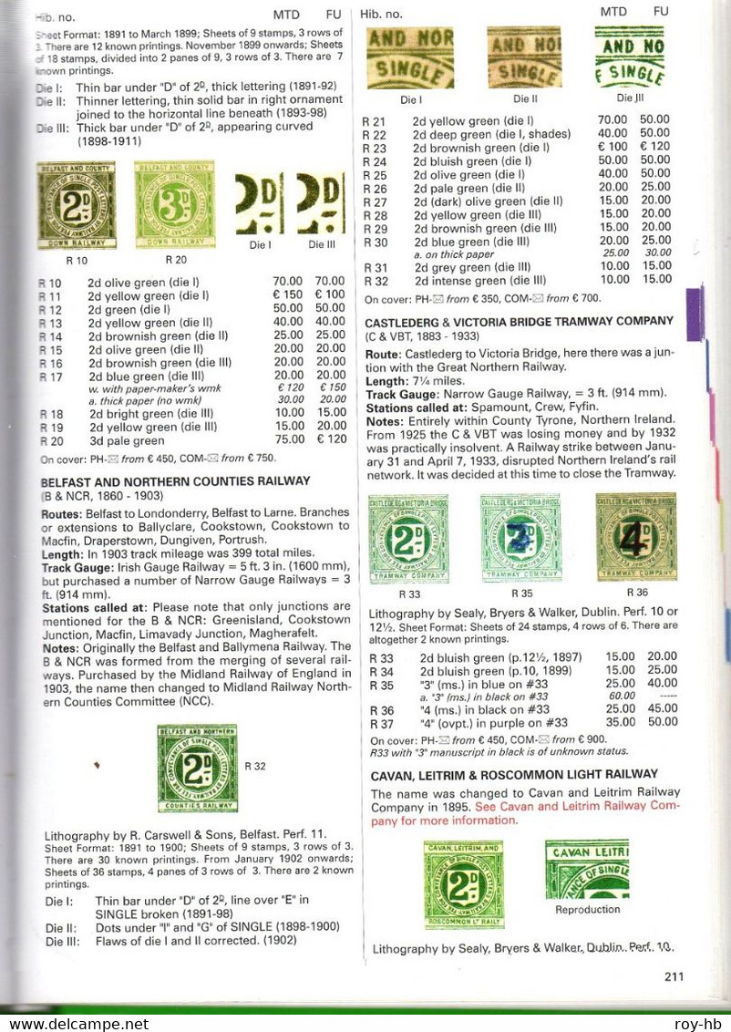 2020 HIBERNIAN Handbook and Catalog of the Postage Stamps of Ireland, awarded GOLD at Stampa!