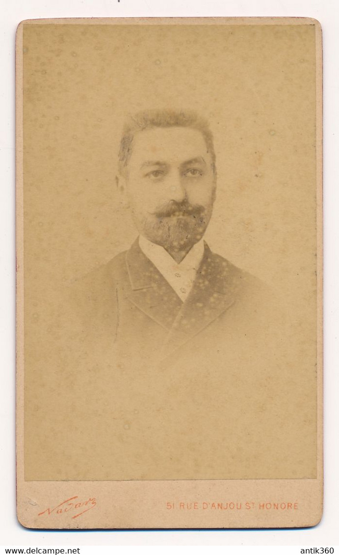 CDV - Portrait D'un Homme Monsieur PRIM - Photographie Ancienne - Photographe NADAR Paris - Identifizierten Personen