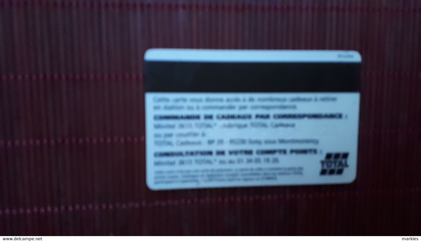 Fuel Card 2 Scans  Rare - Origine Sconosciuta