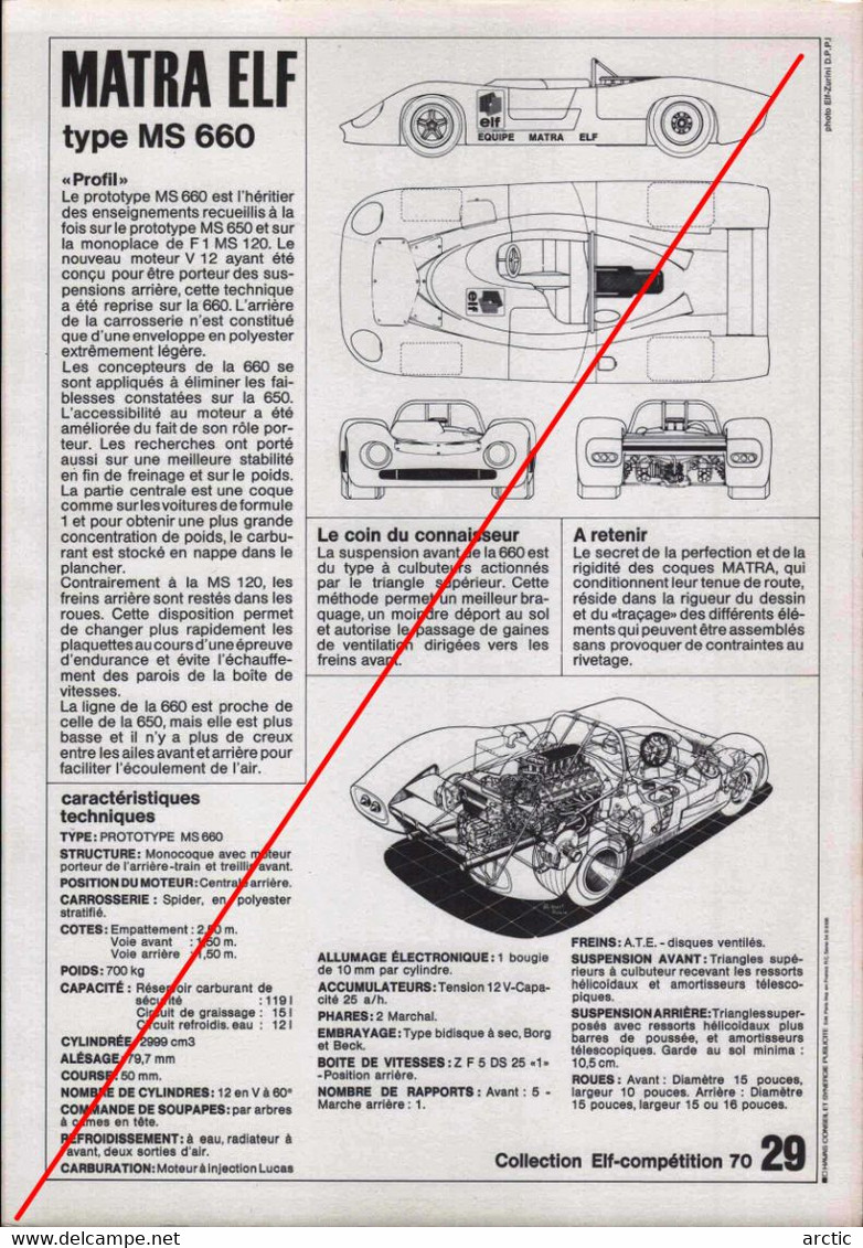 26 / 32 Planches Collection ELF Compétition 1970 - Pescarolo, Beltoise, Stewart, Cevert, ... - TBE -