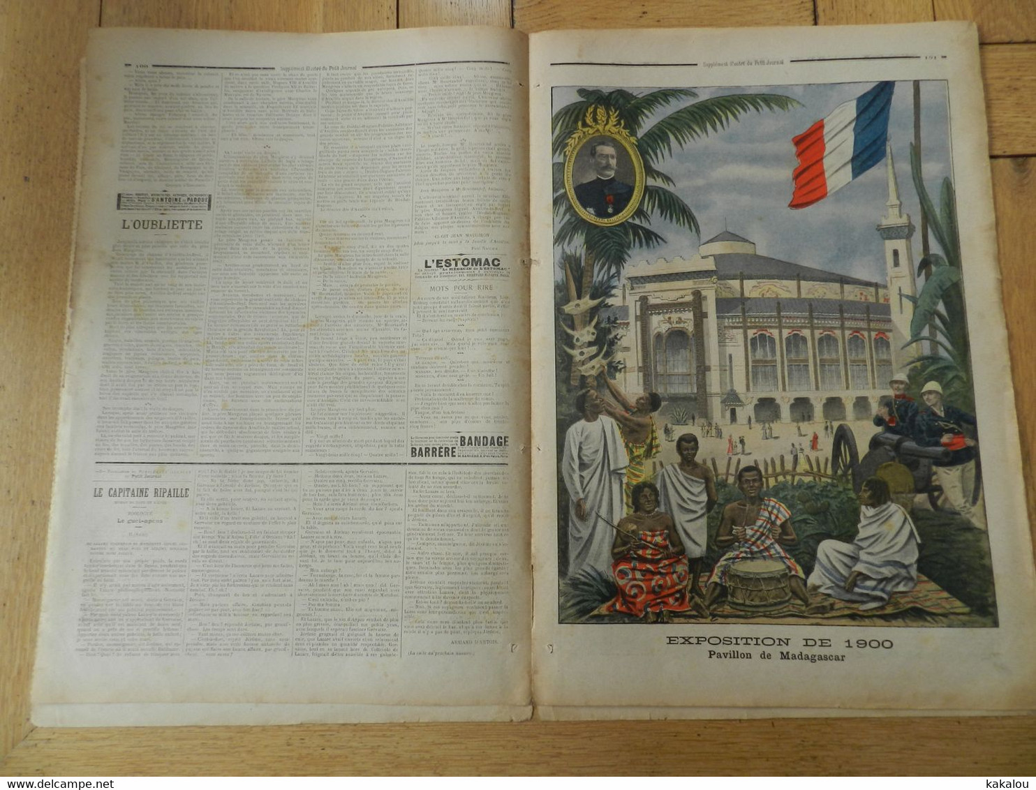 Le Petit Journal 1900 Exposition Mutinerie D'indo Chinois / Exposition 1900 Pavillon Madagascar /montluçon - 1900-1949