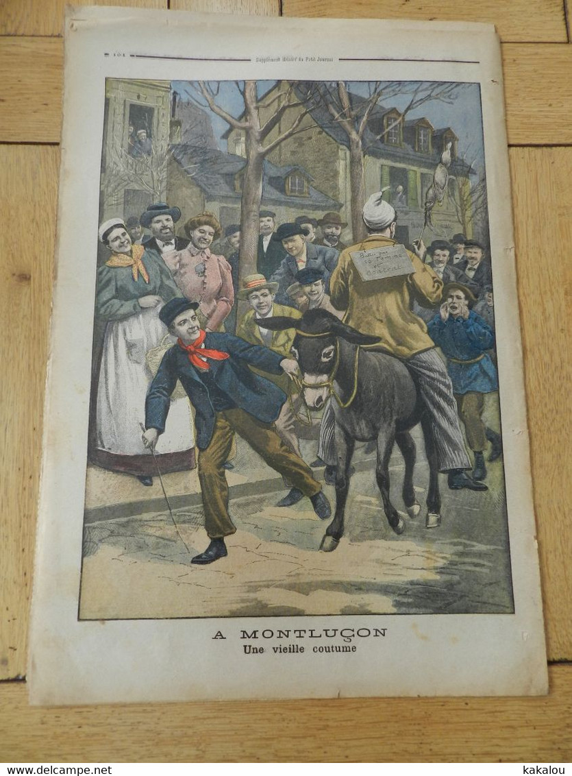 Le Petit Journal 1900 Exposition Mutinerie D'indo Chinois / Exposition 1900 Pavillon Madagascar /montluçon - 1900-1949