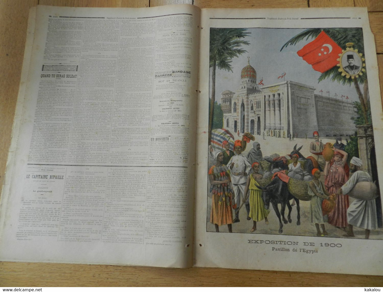 Le Petit Journal 1900 Manifestation Contre Reinach /exposition 1900 Egypte / événemants De Chine - 1900-1949