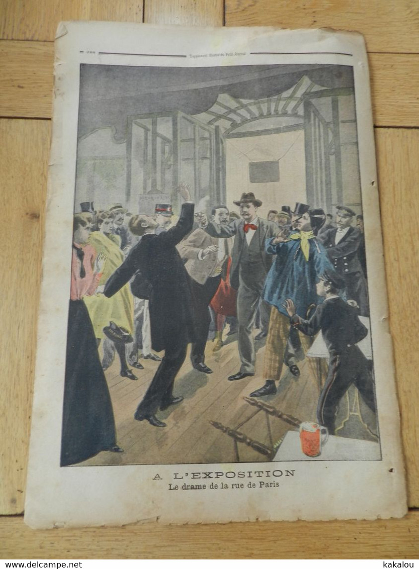 Le Petit Journal 1900 évenement De Chine / Exposition  1900 Japon / A L'exposition Le Drame De La Rue De Paris - 1900-1949