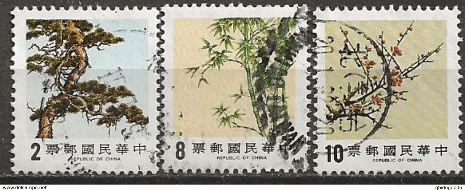 YT N° 1536-1537-1538 - Oblitéré - Flore - Used Stamps
