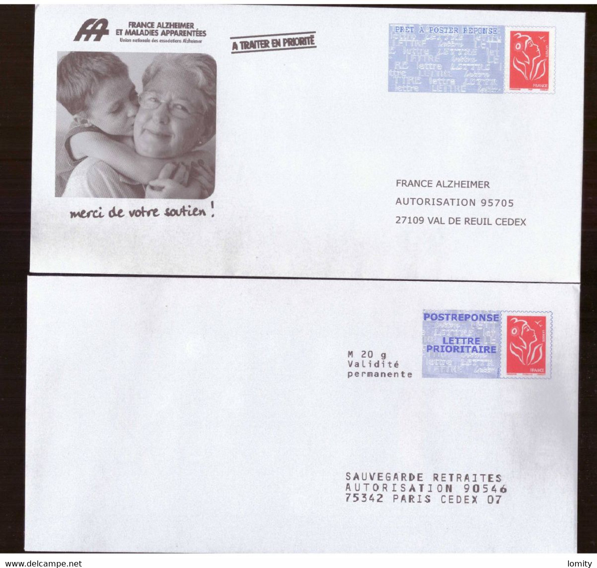 Lot 14 Enveloppes Enveloppe Neuve Pap Pret A Poster Reponse Postreponse Marianne Ciappa Kawena Beaujard Lamouche - Verzamelingen En Reeksen: PAP