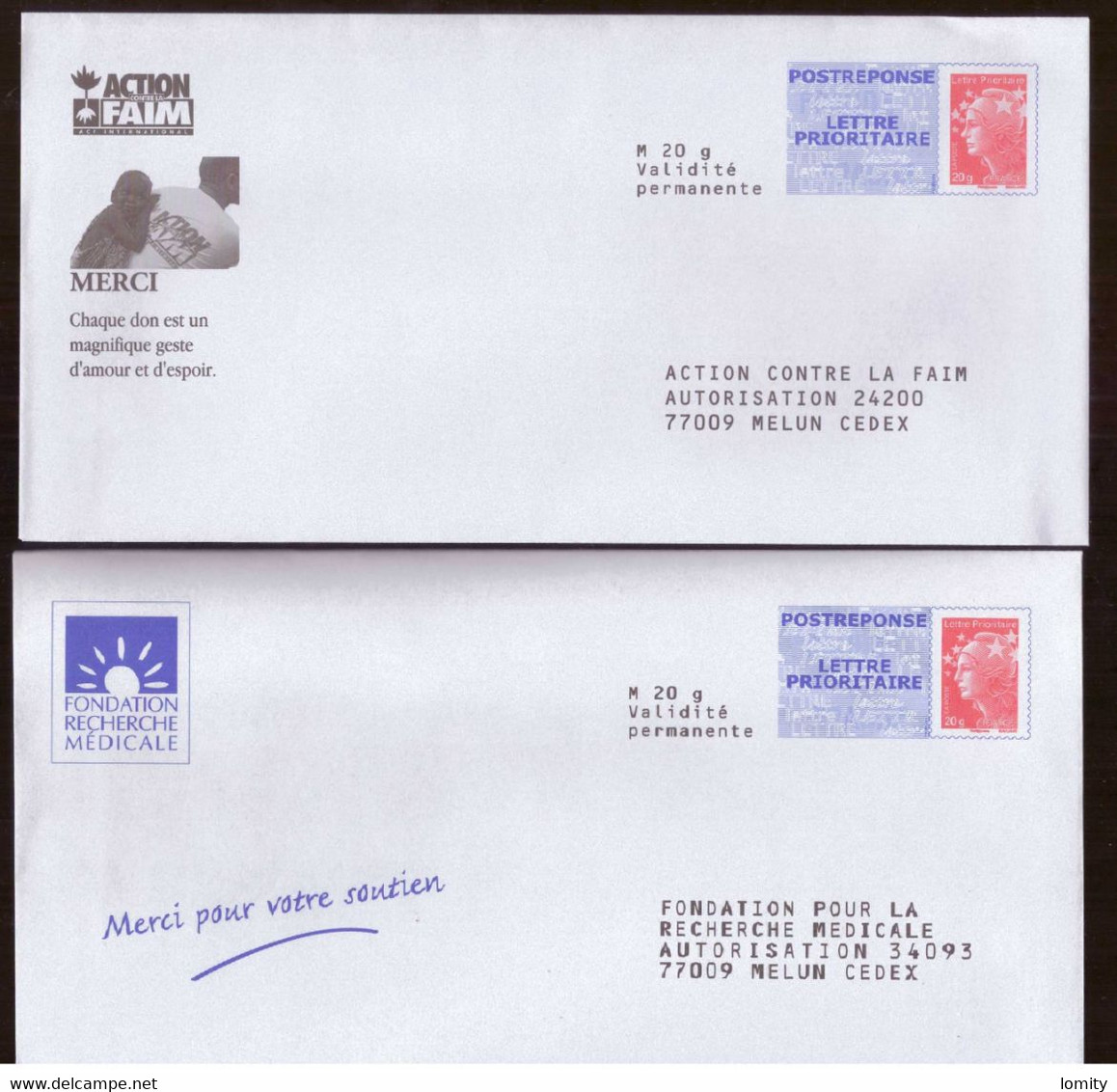 Lot 14 Enveloppes Enveloppe Neuve Pap Pret A Poster Reponse Postreponse Marianne Ciappa Kawena Beaujard Lamouche - Verzamelingen En Reeksen: PAP
