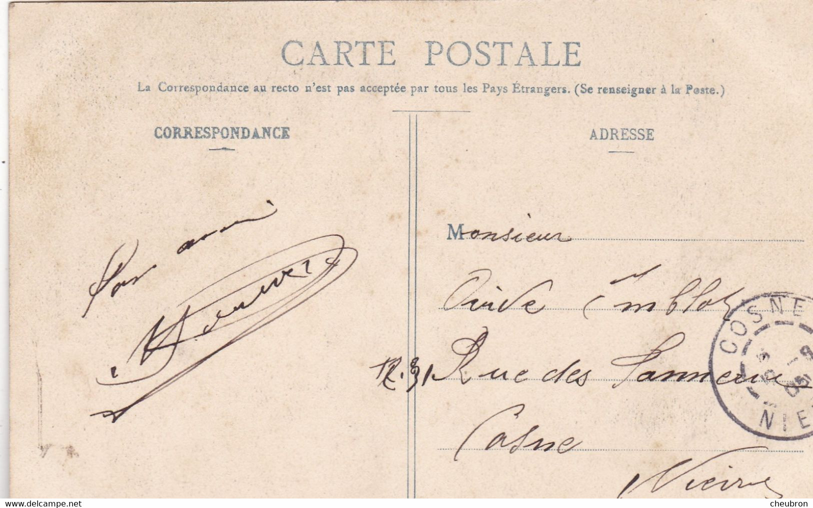 18. LES AIX D ANGILLON ( ENVIRONS DE) . LE COLLIN A MOROGUES. ANNEE 1905 + TEXTE - Les Aix-d'Angillon