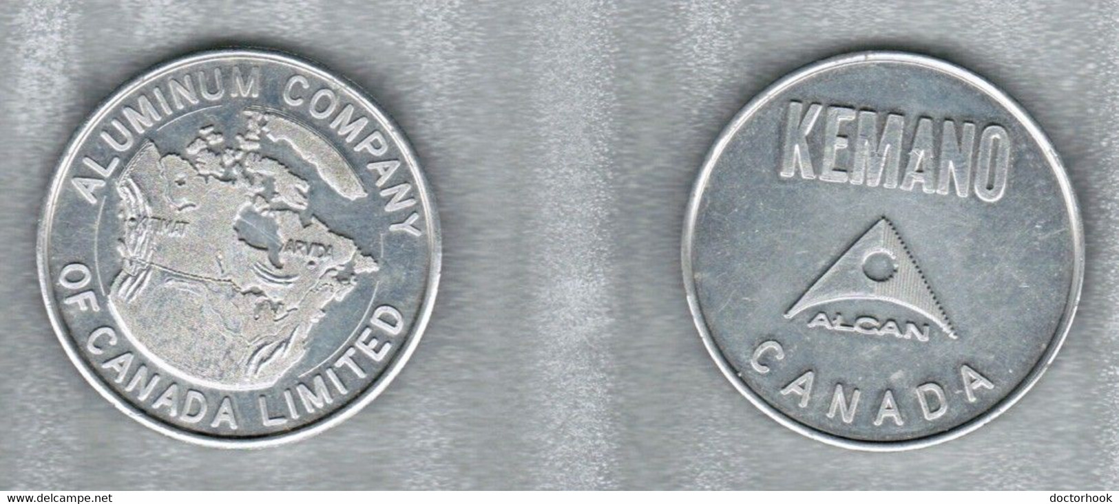 CANADA   KEMANO B.C. 1960's ALCAN ALUMINIUM TOKEN (T-132) - Canottaggio