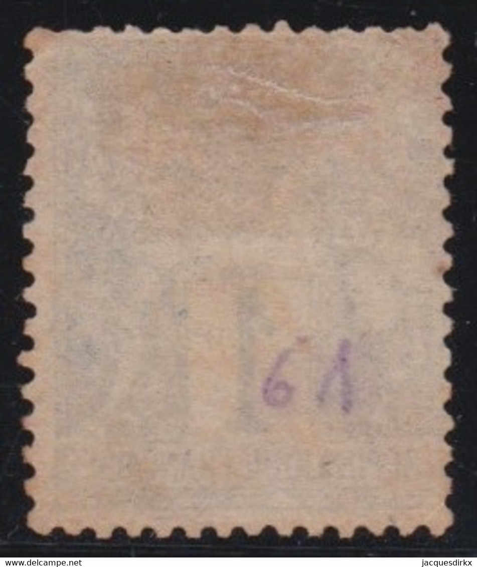 France   .    Y&T   .   61  (2 Scans)       .     0    .   Oblitéré - 1876-1878 Sage (Type I)