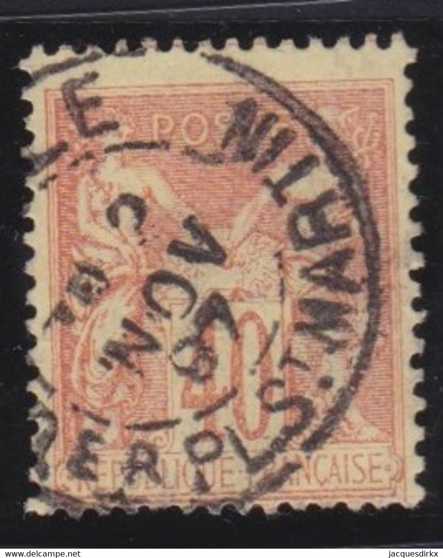 France   .    Y&T   .   70       .     O      .   Oblitéré - 1876-1878 Sage (Type I)