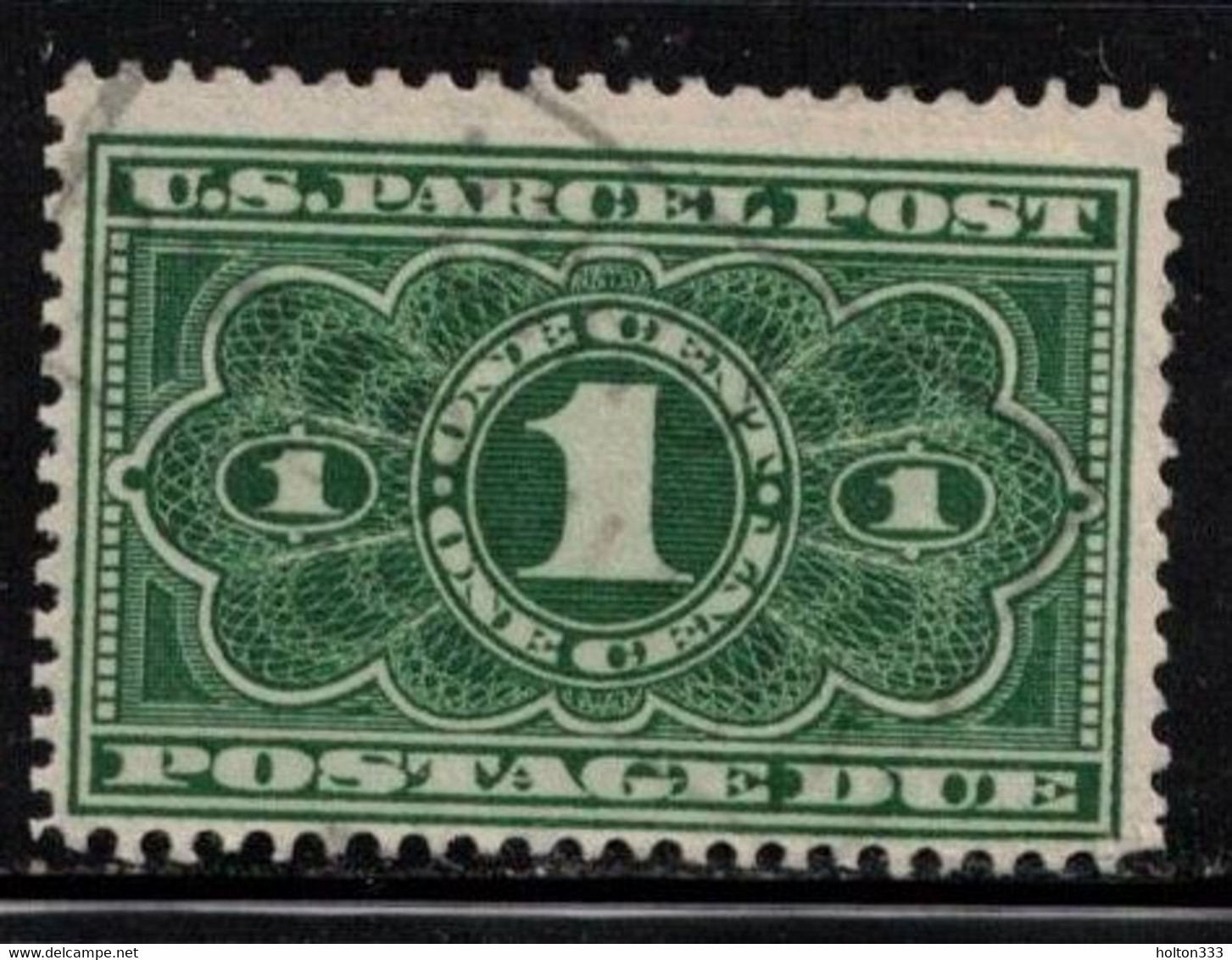 UNITED STATES Scott # JQ1 Used - Parcel Post Postage Due - Taxe Sur Le Port