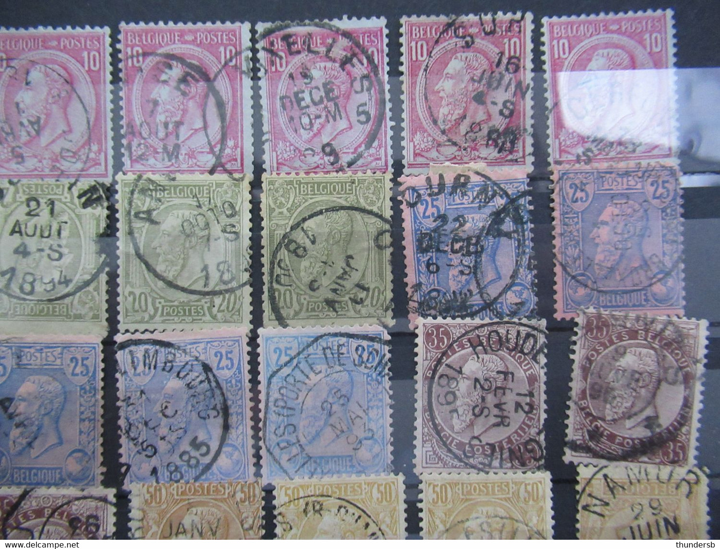 Reeks 46/52 - Prachtig Lot - Kleurnuances En Stempels - Hoge Cataloguswaarde! - 1884-1891 Leopoldo II