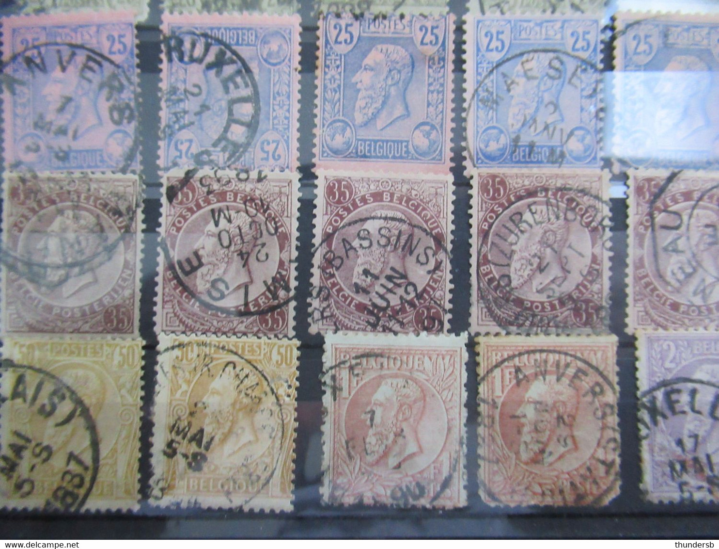 Reeks 46/52 - Prachtig Lot - Kleurnuances En Stempels - Hoge Cataloguswaarde! - 1884-1891 Leopold II