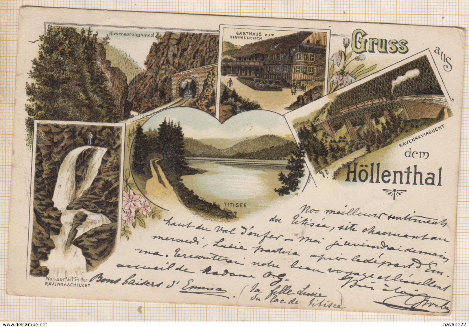 22C2206 GRUSS AUS HOLLENTHAL 1898 - Höllental