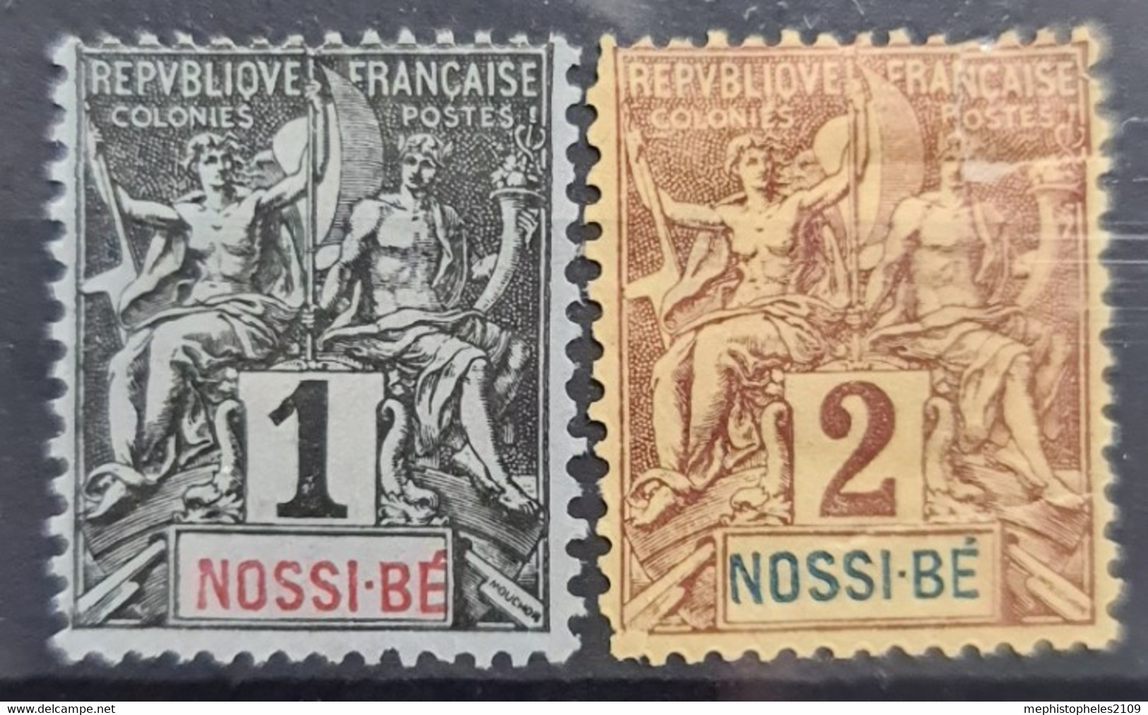 NOSSI-BÉ 1894 - MLH - YT 27, 28 - Ongebruikt