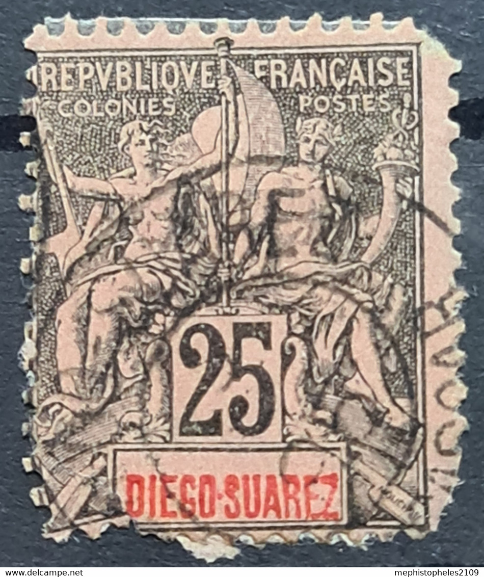 DIÉGO SUAREZ 1892 - Canceled - YT 32 - Damaged On Lower Left Corner! - Used Stamps