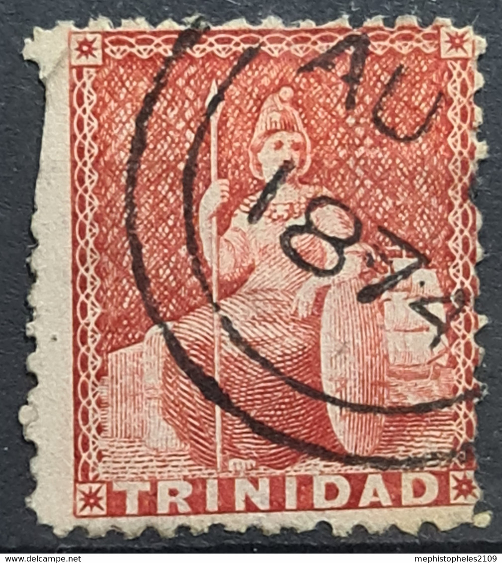 TRINIDAD 1864-72 - Canceled - Sc# 48b - Trinité & Tobago (...-1961)