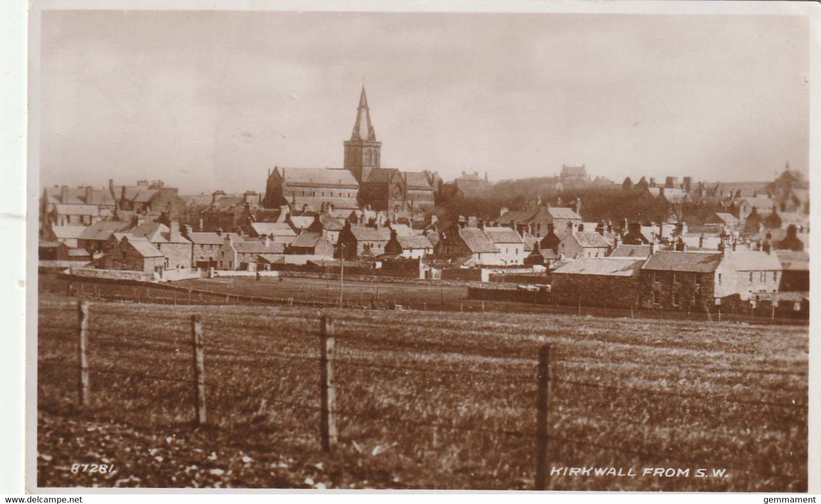 KIRKWALL FROM S.W. - Orkney