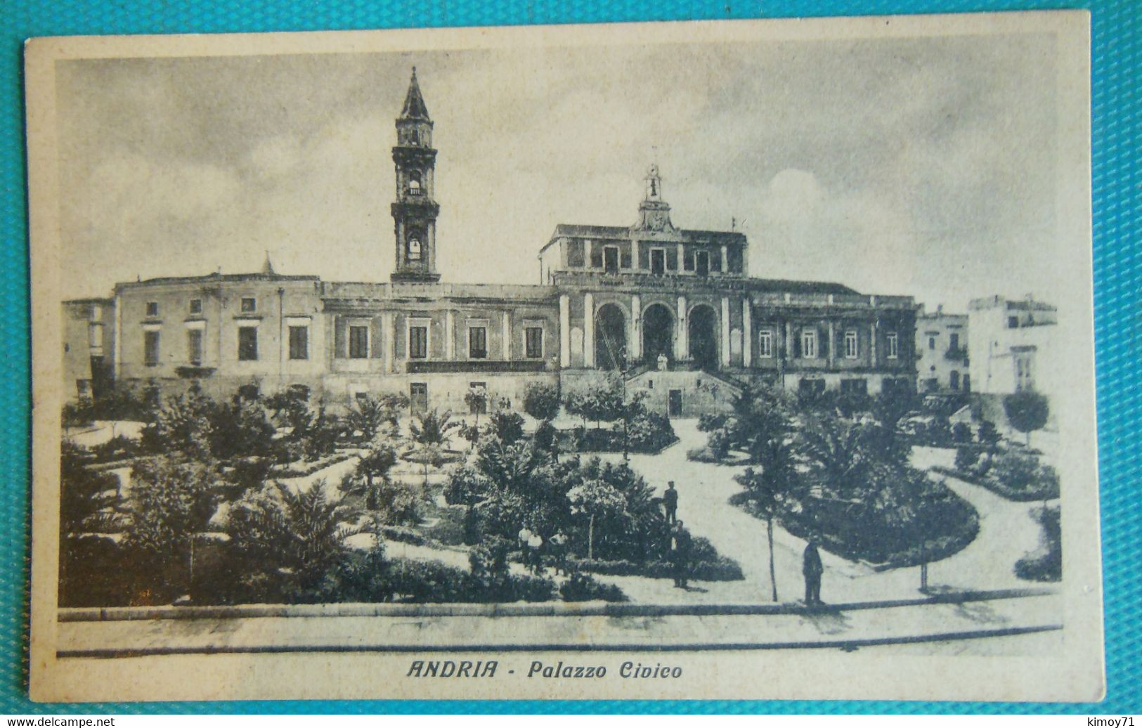 Cartolina Andria - Palazzo Civico. Viaggiata 1940 - Andria