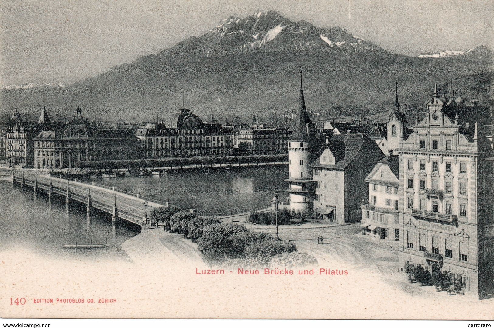 SUISSE,SWITZERLAND,SVIZZERA,SCHWEIZ,HELVETIA,SWISS,LUZERN,LUCERNE,1900,RARE - Lucerna