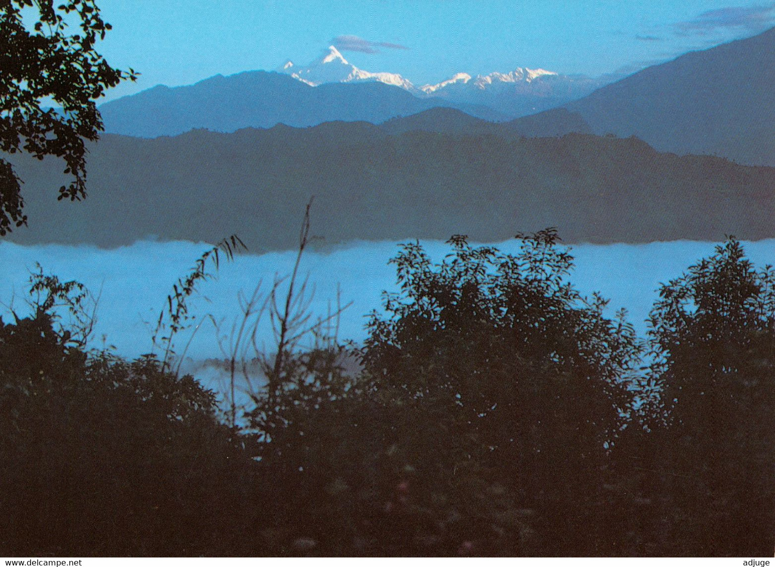 CPM- NEPAL - HIMALCHULI In Early Morning From Near ARUGHAT BAZAR - New Hotel Crystal Pokhara*  TBE- 2 Scan - Nepal