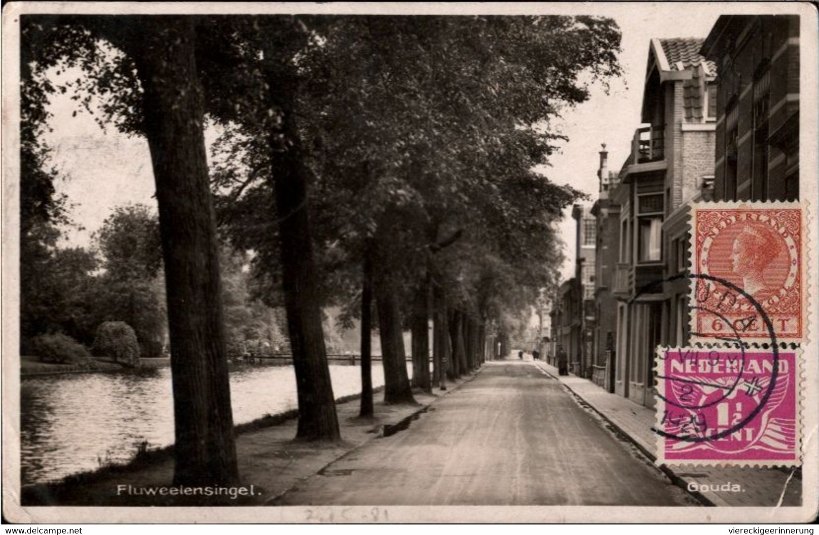 ! 1929 Ansichtskarte Aus Gouda, Gel. Nach Tomsk, Sibirien, Ansichtskartentausch - Gouda