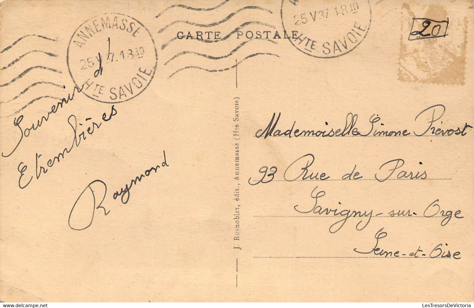 CPA - 74 - Le SALEVE - Le Funiculaire - J Rosnoblet Annemasse - Other & Unclassified