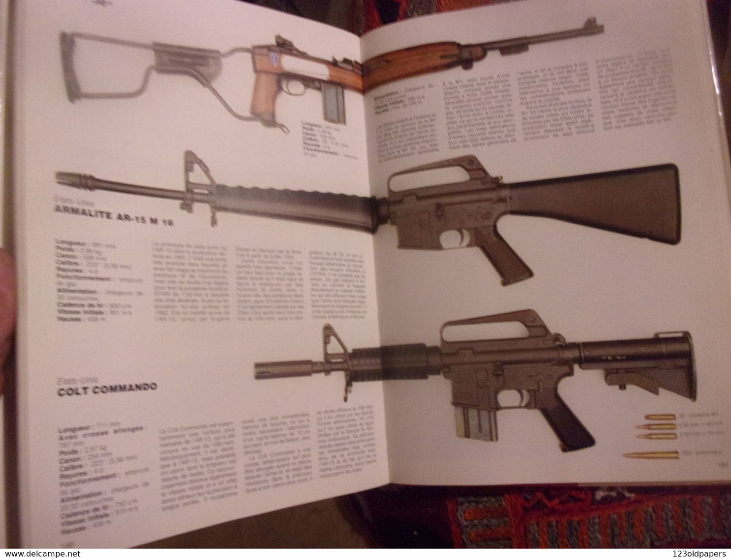 ♥️ Encyclopédie elsevier sur les armes légères de 1873 a nos jours,1980  major FREDERICK MYATT 241 pages