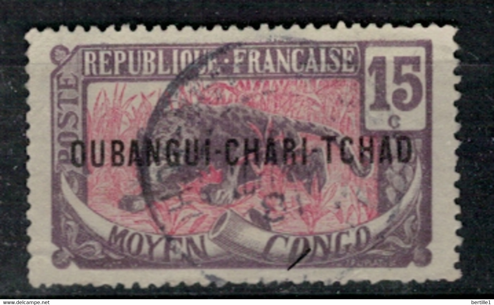 OUBANGUI      N°  YVERT 6 OBLITERE    ( OB 10/22 ) - Used Stamps