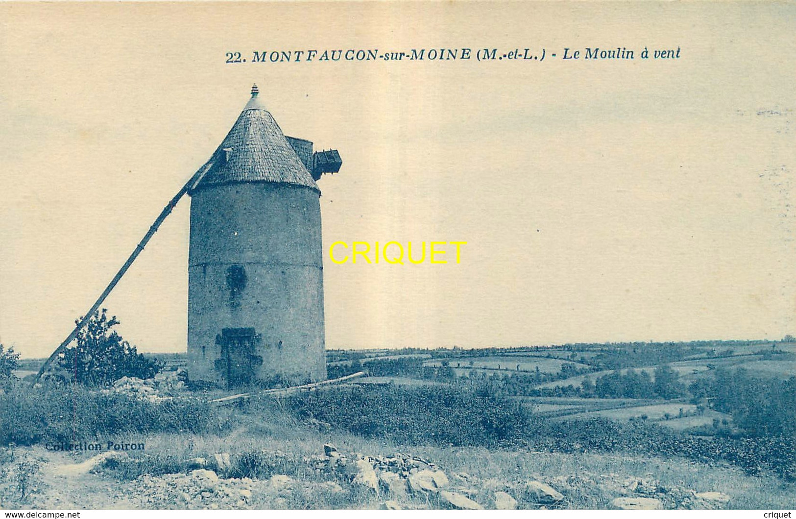 49 Montfaucon, Le Moulin à Vent, Beau Visuel Pas Courant - Montfaucon