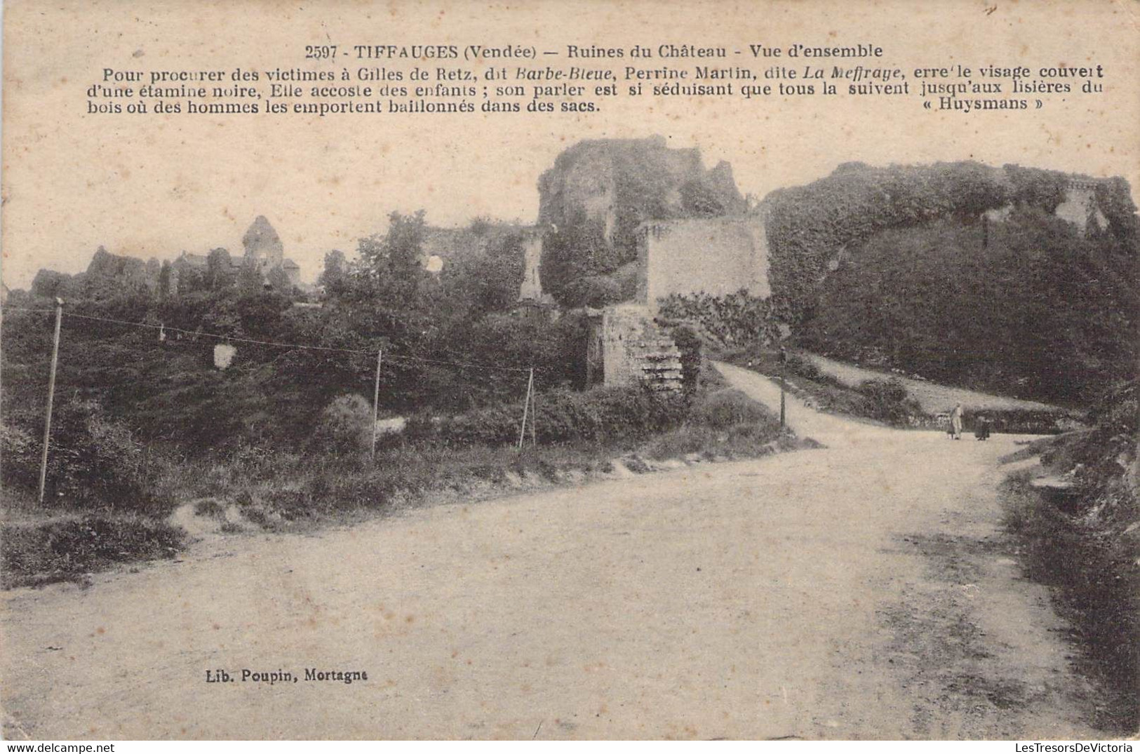 CPA - 85 - TIFFAUGES - Ruines Du Château - Vue D'ensemble - Other & Unclassified
