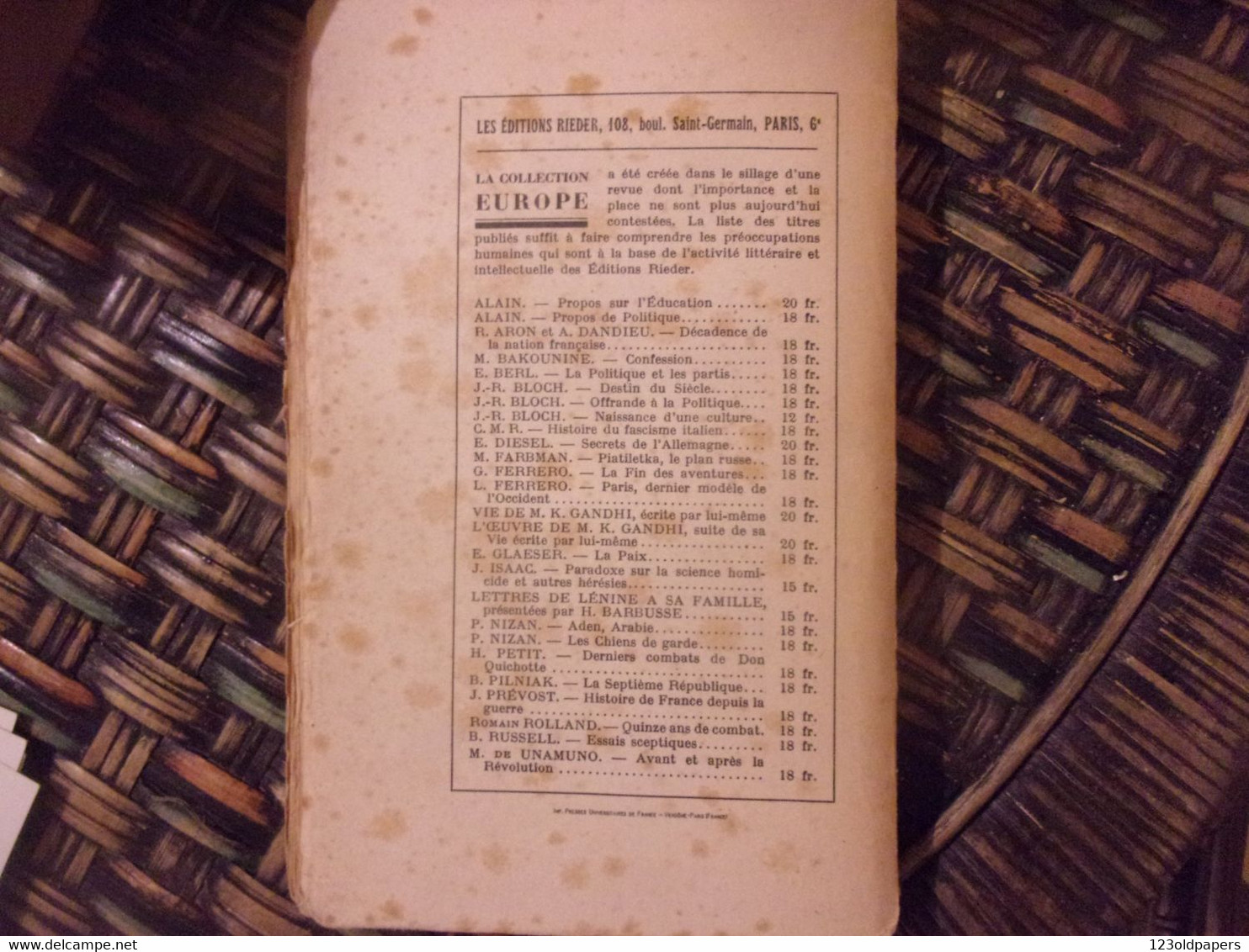 ♥️ WWI JULES ISAAC EO UN DEBAT HISTORIQUE 1914 LE PROBLEME DES ORIGINES DE LA GUERRE EO 1933 / JUDAICA