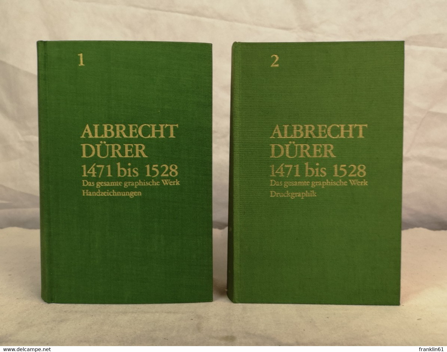 Albrecht Dürer 1471 Bis 1528. Das Gesamte Graphische Werk. Band 1: Handzeichnungen. Band 2: Druckgraphik. - Sonstige & Ohne Zuordnung