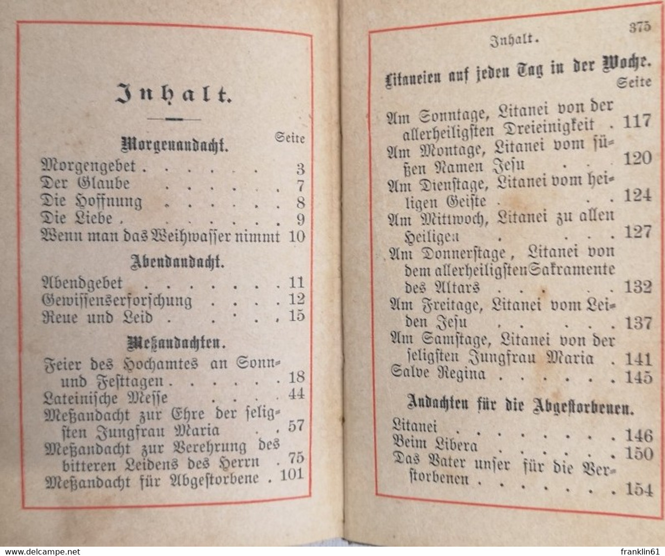 Perlen Der Andacht. Eine Auswahl Katholischer Gebete Für Alle - Cristianismo