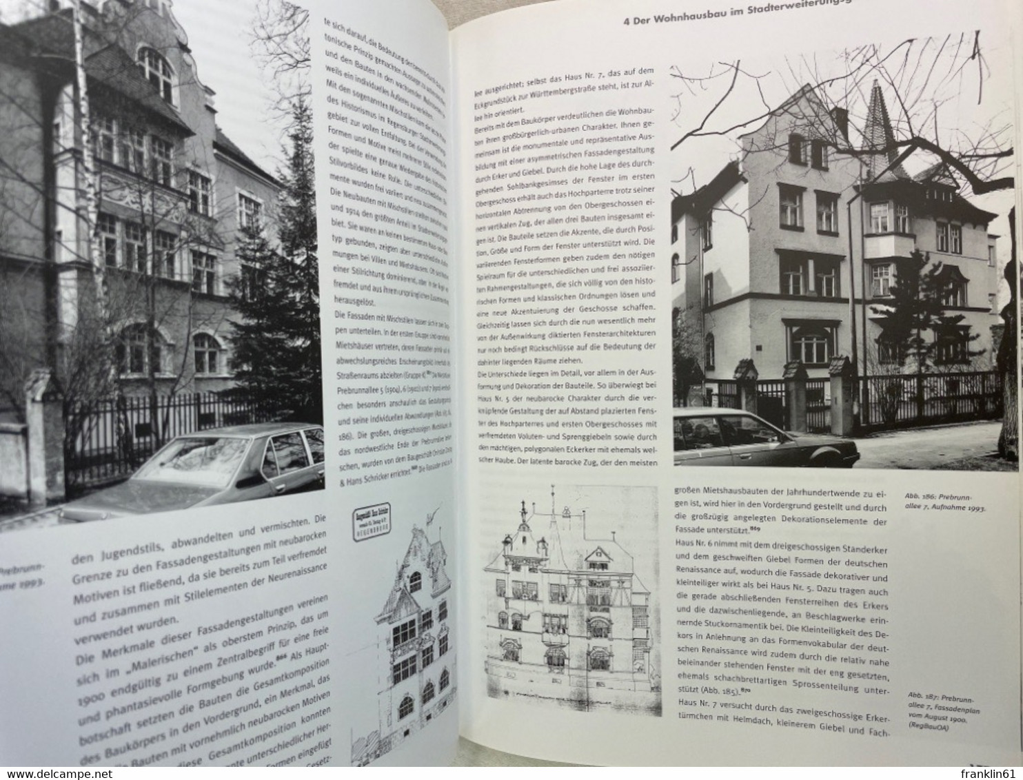Die Regensburger Stadterweiterung 1860 - 1914 : Stadtentwicklung und Wohnhausarchitektur.