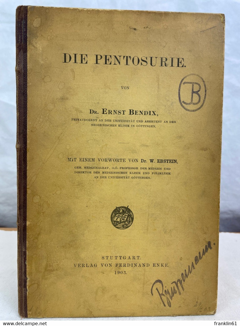 Die Pentosurie. - Health & Medecine