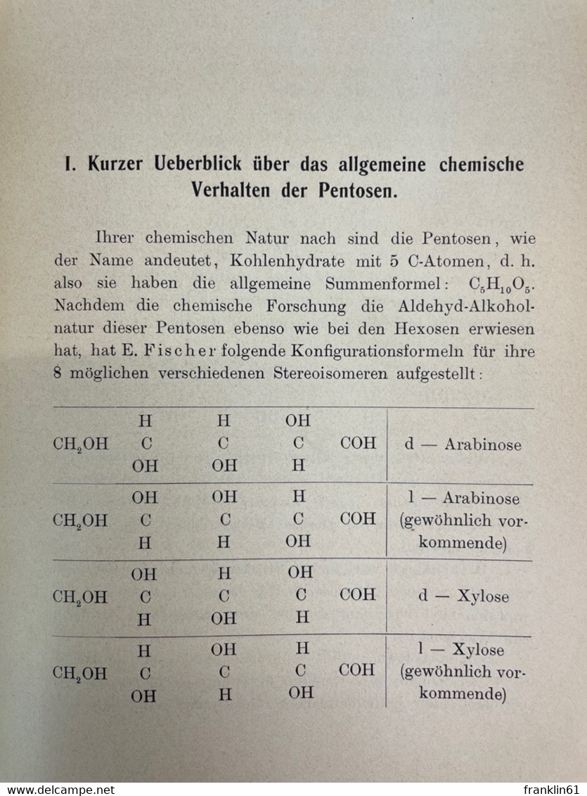 Die Pentosurie. - Medizin & Gesundheit