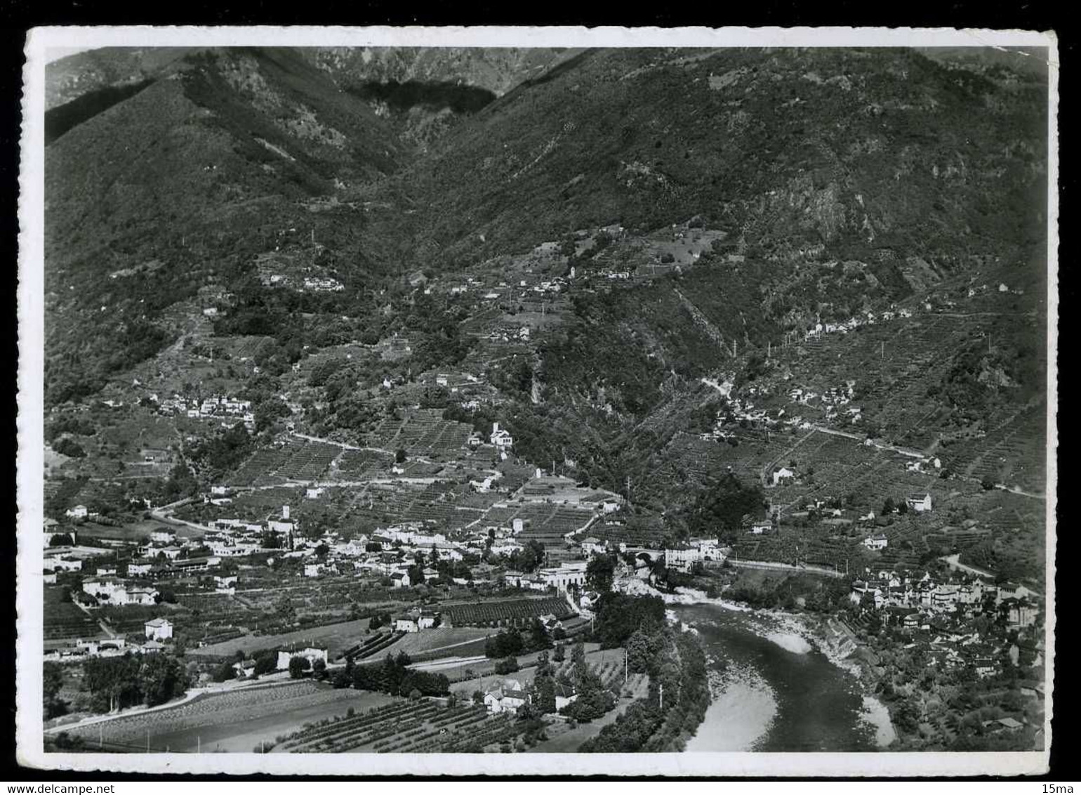 Tenero Gordola Foto Aerea 1963 Vicari - Gordola