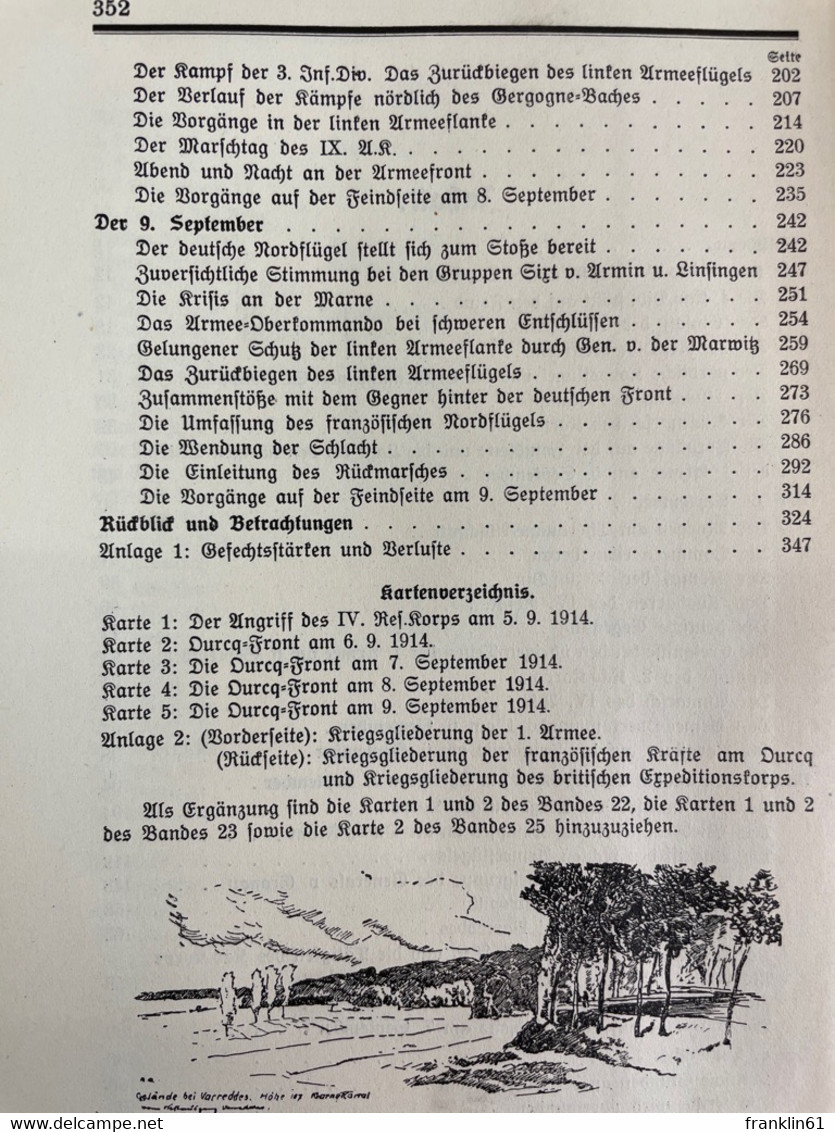 Das Marnedrama 1914; Teil  4., Die Schlacht vor Paris.