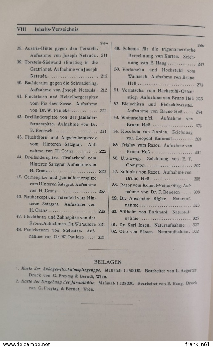 Zeitschrift des Deutschen und Österreichischen Alpenvereins. Band 40. Jahrgang 1909.