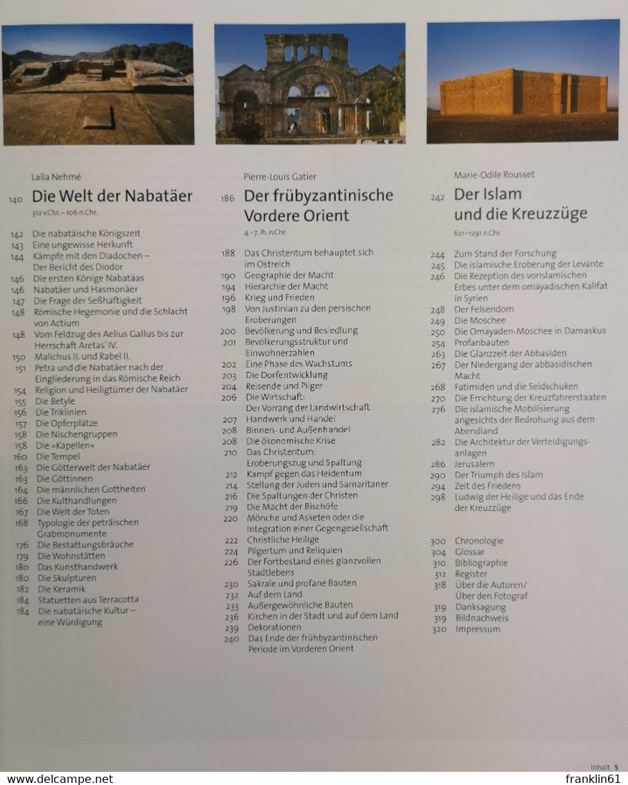 Die Levante. Geschichte Und Archäologie Im Nahen Osten. - Arqueología