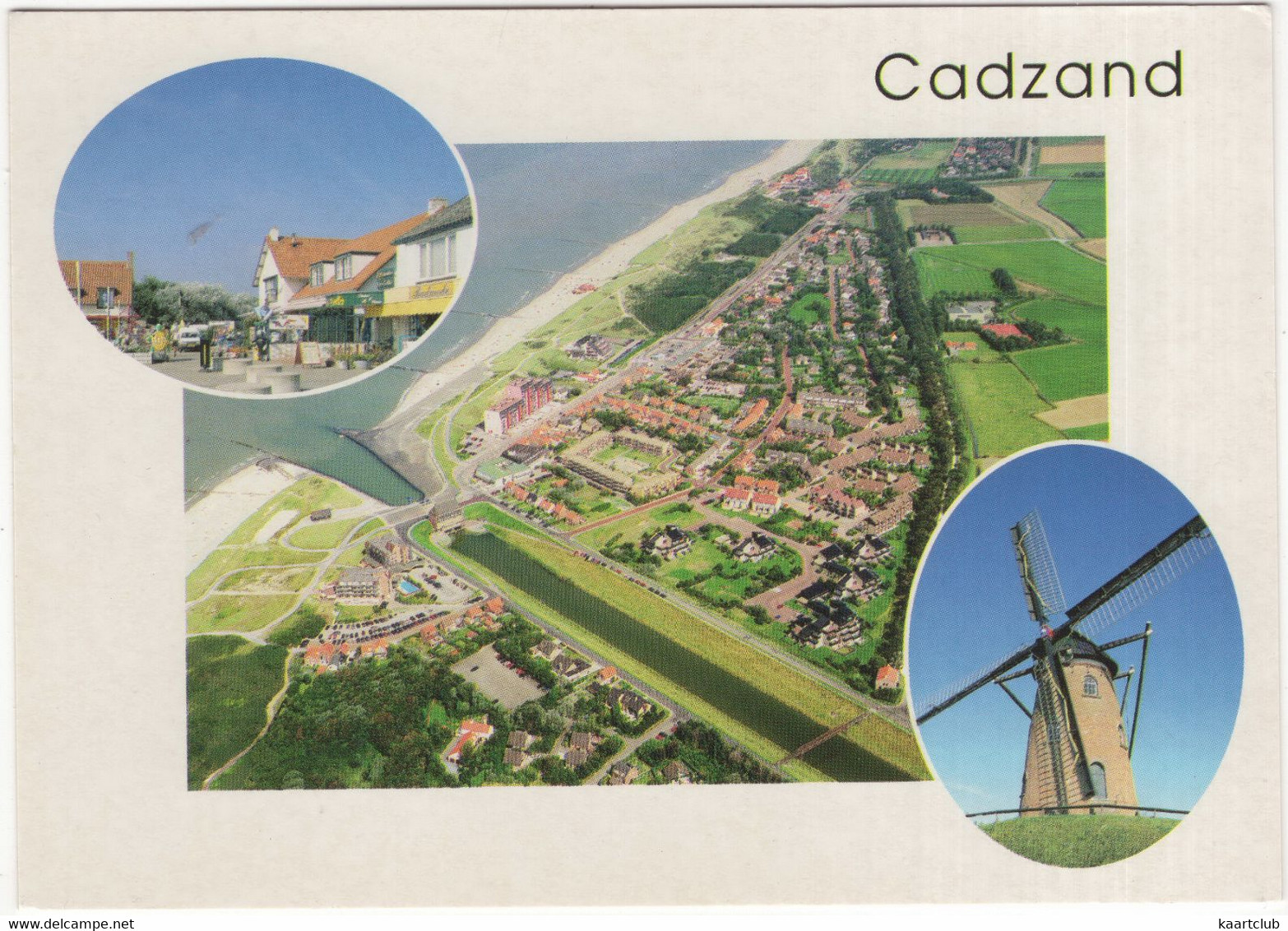 Cadzand - (Zeeland, Nederland) - Molen, Dorp, Luchtopname - Cadzand