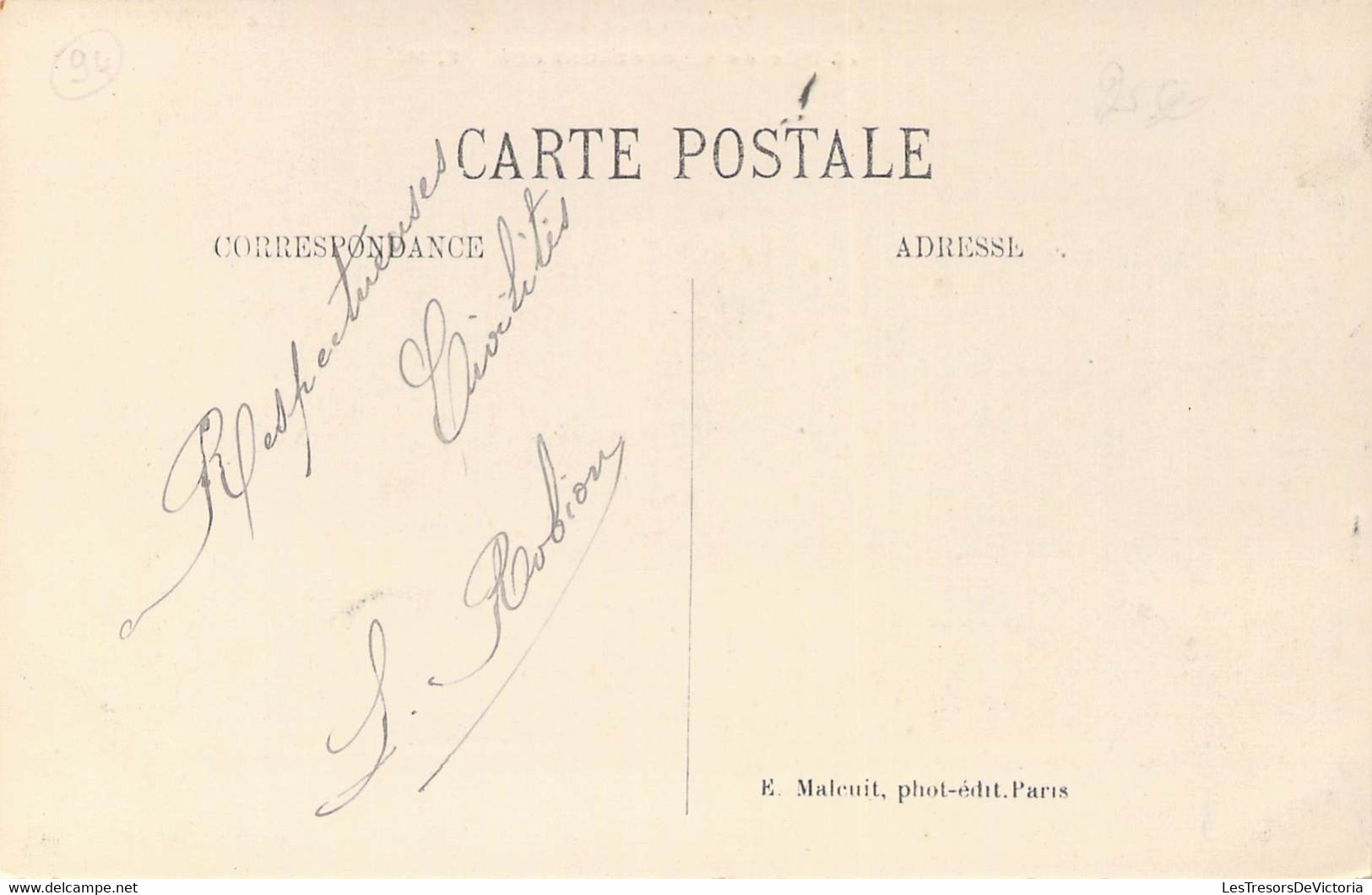 CPA - 94 - ALFORT - Vue Sur La Baignade Se St Maurice Et L'île De Charentonneau - Canoe - Barque - Malcuit PARIS - Maisons Alfort