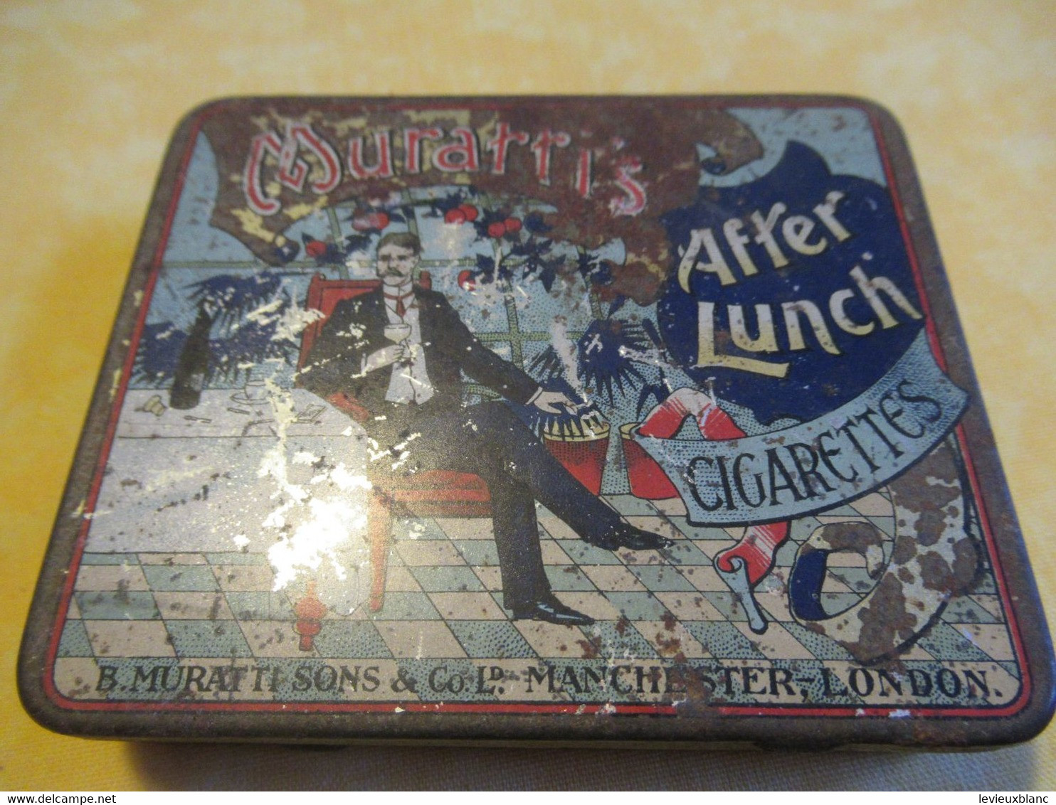 Boite Métallique Ancienne/ Cigarettes/ MURRATI'S/After Lunch/  Manchester -London/ Vers 1920-1950           BFPP229 - Boxes