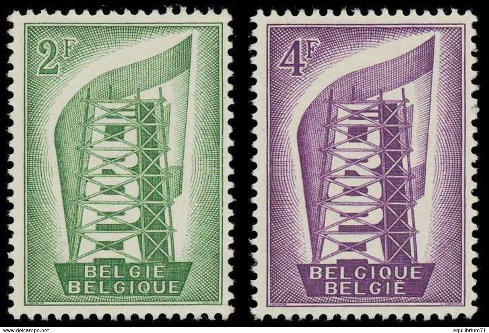 994/995* - EUROPA 1956 - BELGIQUE / BELGIË - 1956