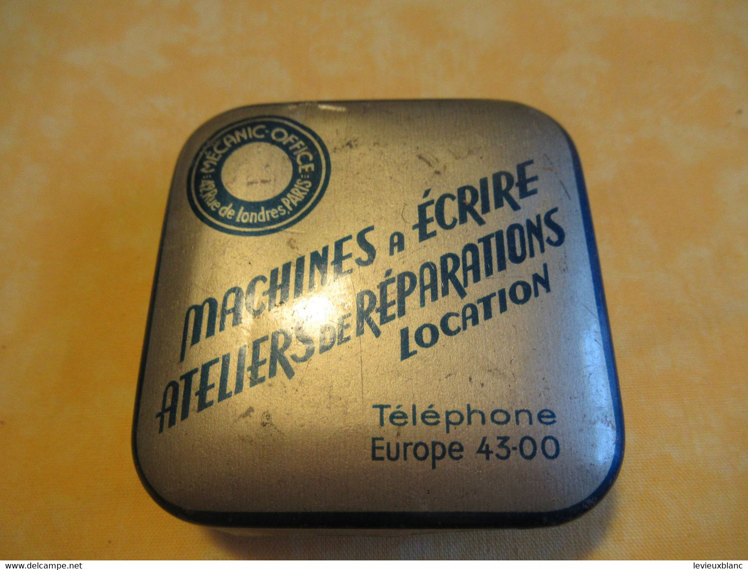 Boite Métallique Ancienne/MECANIC OFFICE/Machines à écrire-Atelier De Réparations/ Vers 1920-1950           BFPP230 - Dosen