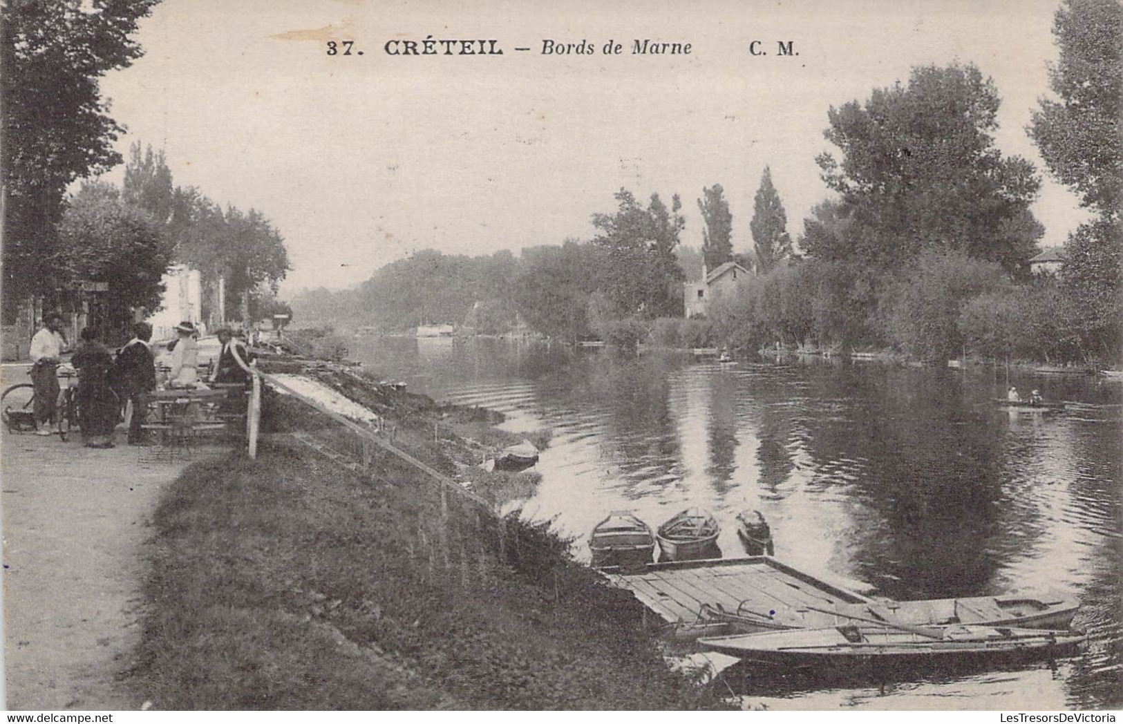 CPA - 94 - Créteil - Bords De Marne - C.M. - Animée - Creteil