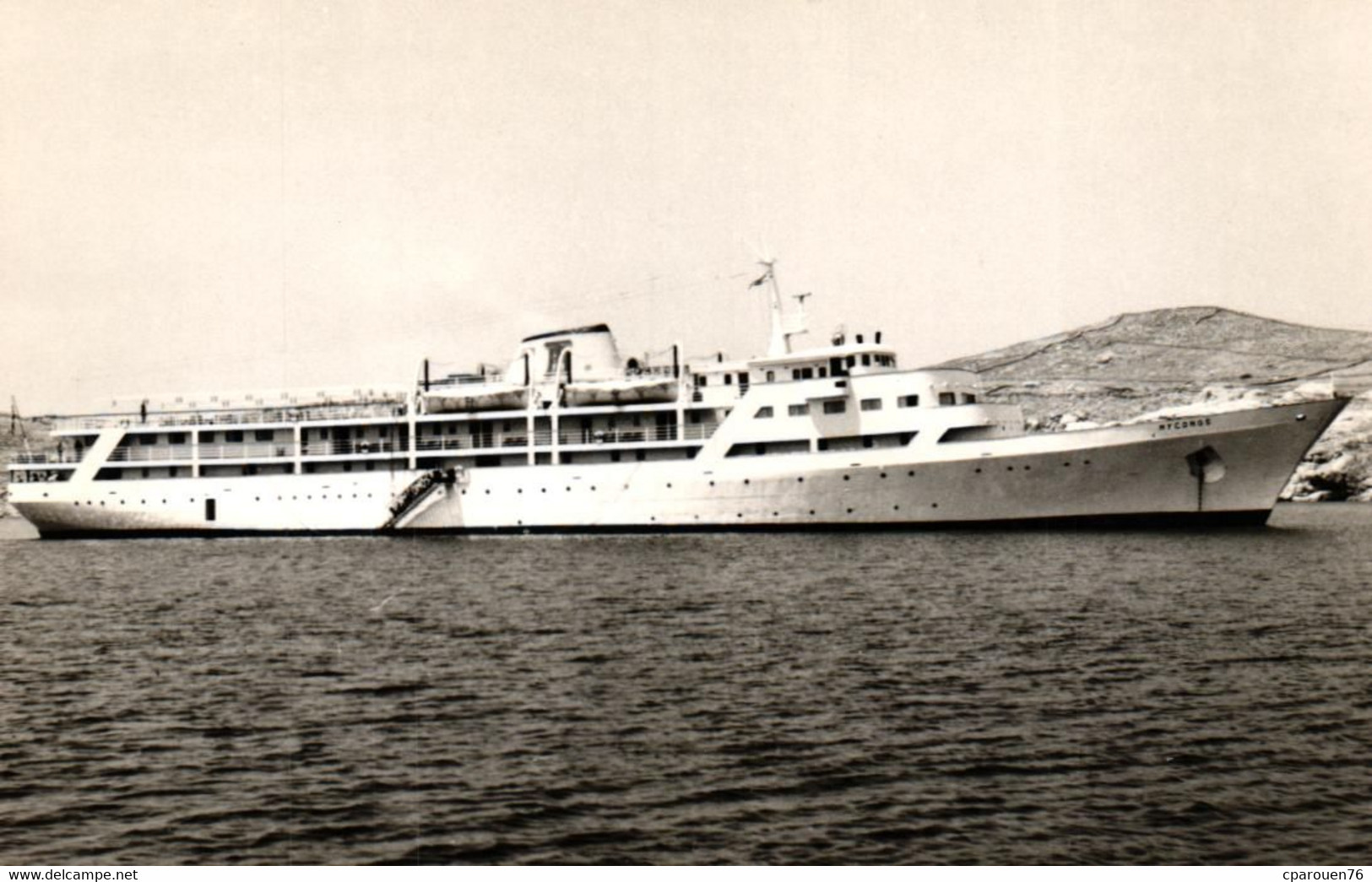 Photographie Photos Photo Originale Bateau FERRIE " Myconos Grèce " - Boats